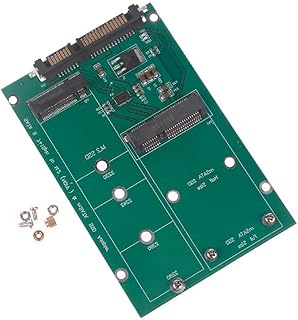 GRABLOOM M.2 NGFF Or MSATA to Adapter 2-in-1 NGFF Or MSATA Converter Reader Card Converter 2.5 Inch Hard Drive Support Msata Converter Board