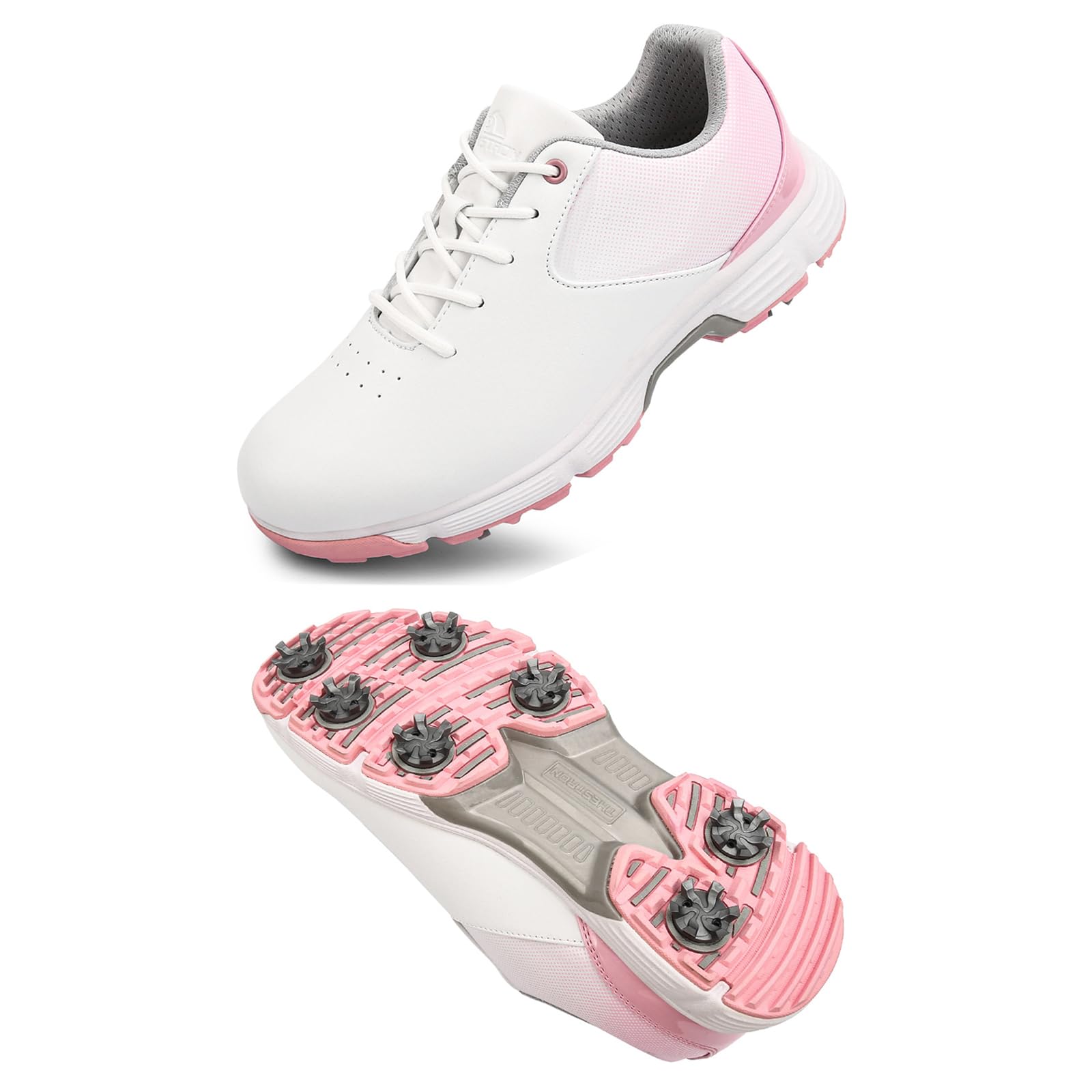 LZQpearl Chaussures de Golf à Crampons pour Femmes, Imperméables et Antidérapantes Tailles 36-43