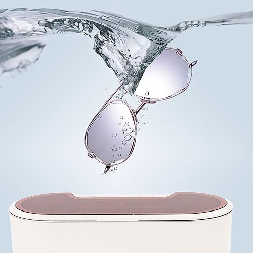 Miniatura 7 de TOPINCN Limpiador de joyas Reloj esterilización Hogar Portátil Dentadura Gafas Ultrasónicas 40Khz Lavadora Suministro de Limpieza para Transparente