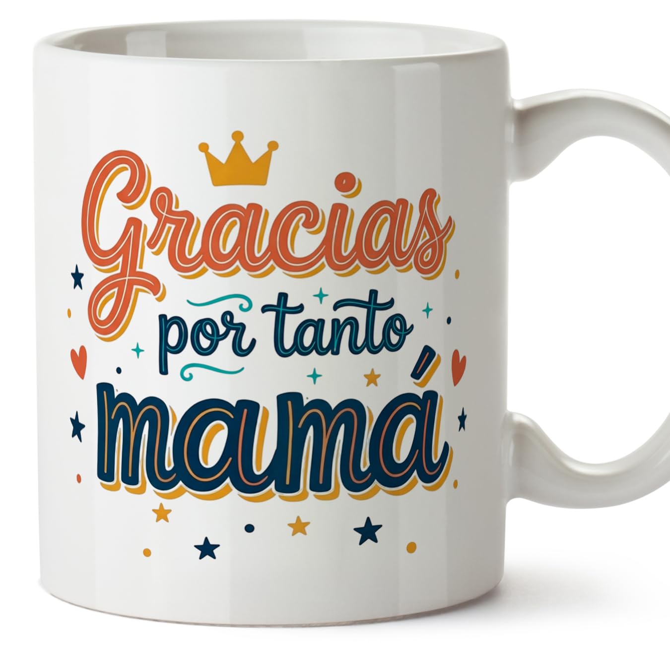 MUGFFINS Taza mamá con frase Para el mundo eres una madre pero para la familia eres el mundo en Español | regalo madre | 330 Ml 11 oz | Idea original para regalar | progenitores v1 — view 46