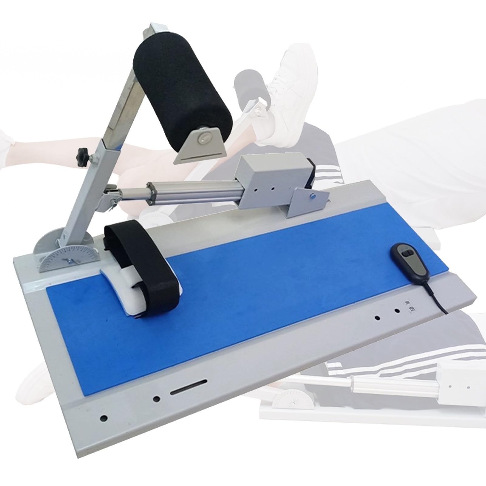 DPLWJPP Electric Leg Knees Rehabilitation Trainer Device for Knee Patella Ligament Stretch 170° Angle Adjustment Leg Bending Stretching for Dysfunction Patients Rightleg