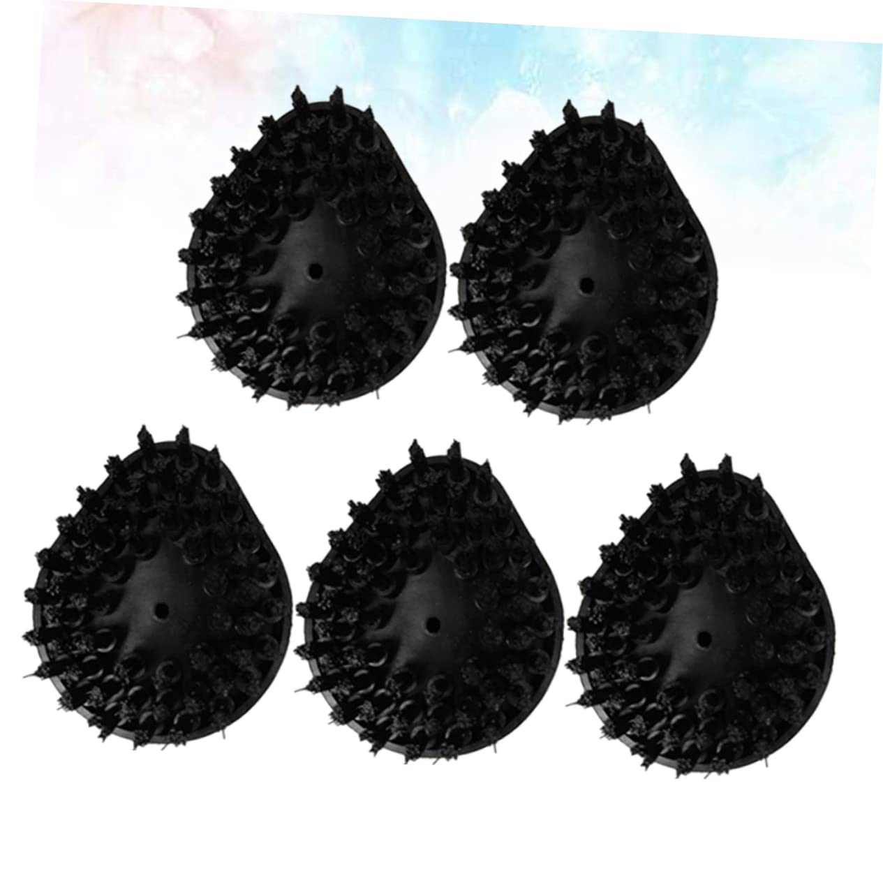 TOVINANNA 1set Multi Purpose Household Appliance Brush Head Durable Cleaning Machine Accessories for Home Use Versatile Steam Washer Hair Brush Heads for Cleaning 5pcs