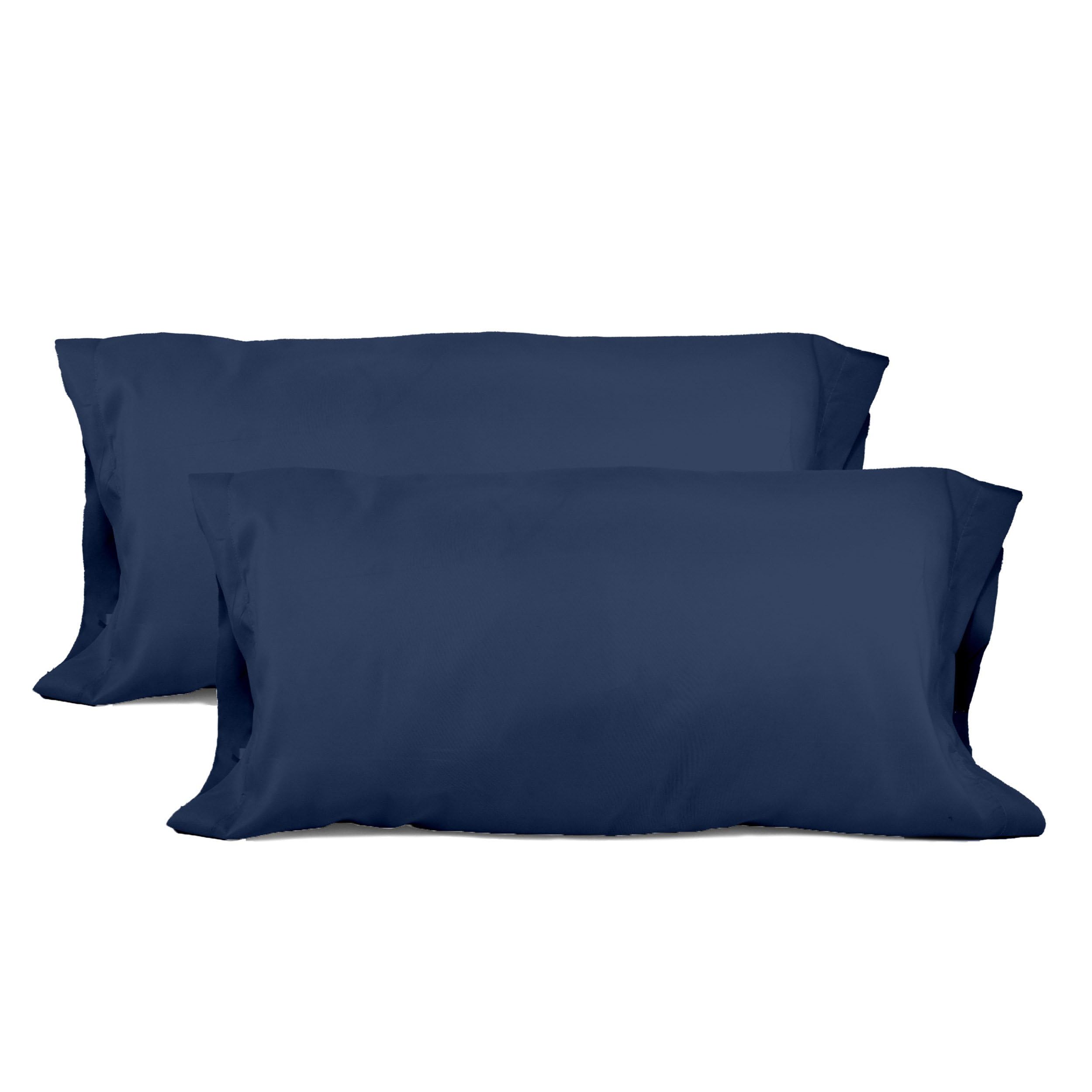 Dalina Textil – Set of 2 Pillowcases 45 x 90 cm – Pillowcase 90 cm Long Envelope Shape, Breathable and Soft Polyester, No Zip.