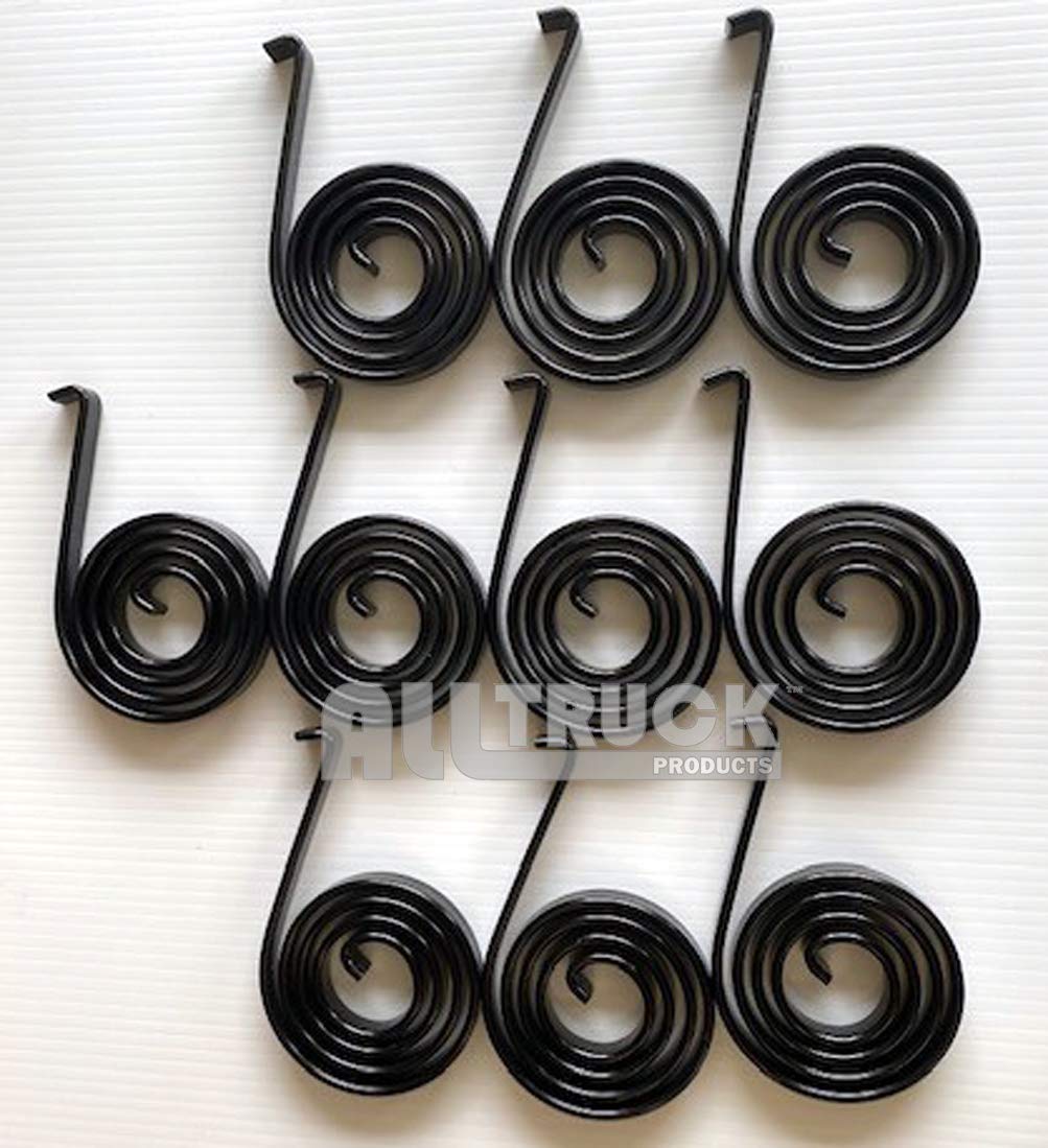 ATPSTS Spiral Torsion Springs for Dump Truck Trailer Side Mount Tarp Systems (Set of 10 Springs)