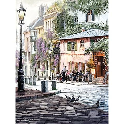 Art Group The Richard Macneil (Sunshine Cafe) Canvas Print, Wood, Multicolour, 30 x 40 x 1.3 cm Cover