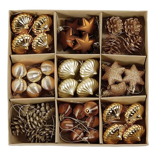 Valery Madelyn Weihnachtskugeln 45er Set 3.5-5cm Kunststoff...