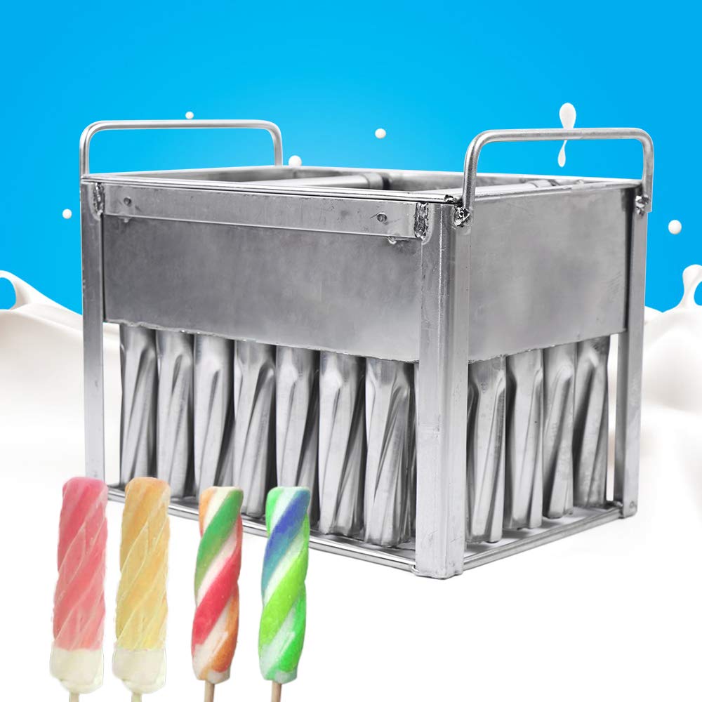 ARPITUYN Popsicle Molds, 40 Pcs Stainless Steel Ice Pop Molds, Commercial Ice-lolly Moulds Ice Cream Maker, Reusable Twisted Popsicle Molds, DIY Ice Sticks Mold For Making Delicious Food