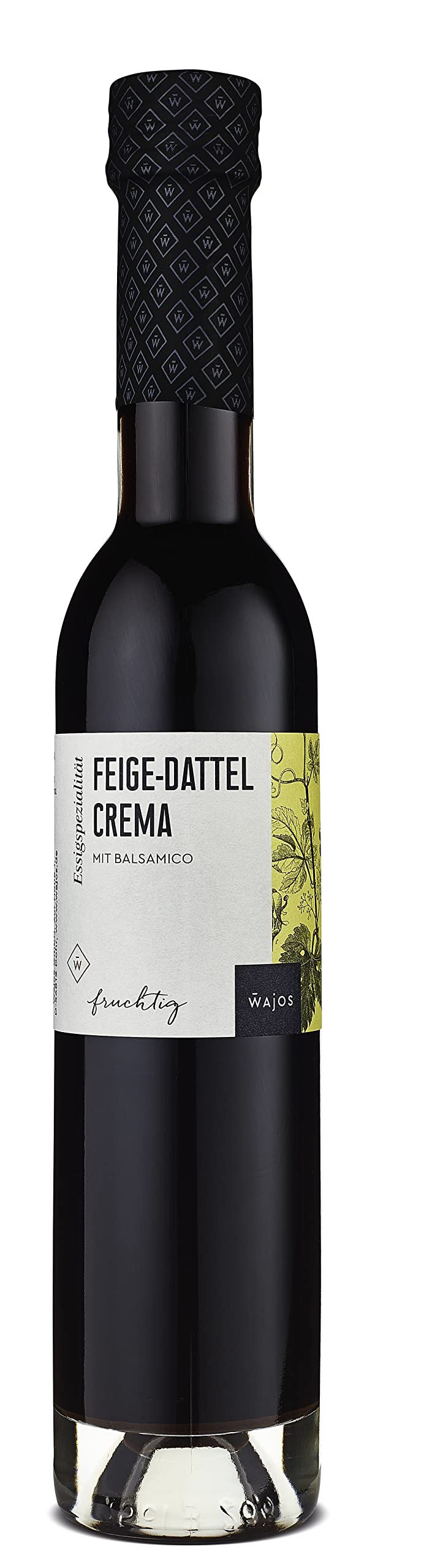 WAJOS Feige-Dattel Crema mit Aceto Balsamico di Modena g.g.A, Essig Zubereitung 250ml, 3% Säure