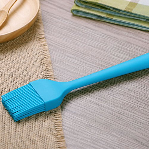 Silcony brush3 Heat Resistant Silicone Basting Pastry Brushes, Assorted Colors, 8.4 Inches, Set of 3