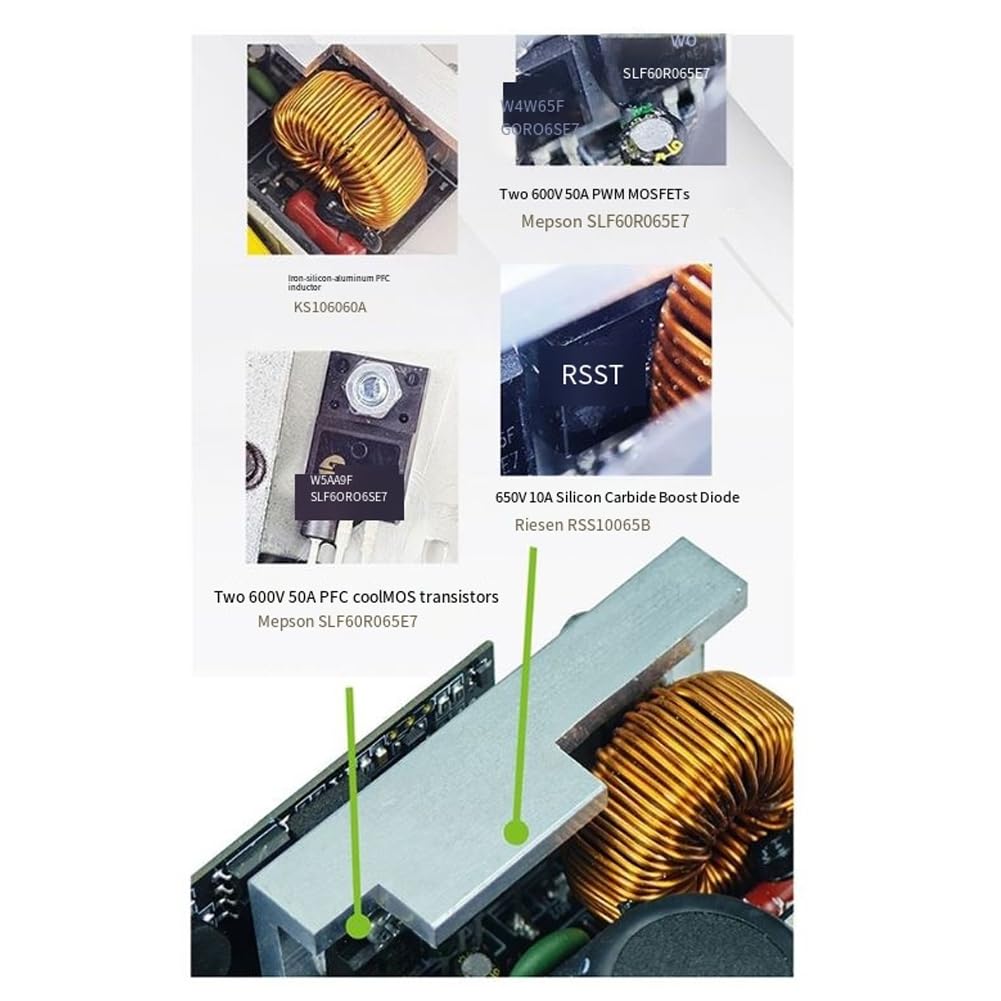 Alimentatore Modulare Flex-ATX 600W 1U per PC Mini ITX Compatto POS AIO Nas Flex 600W PSU 100-240V Computer