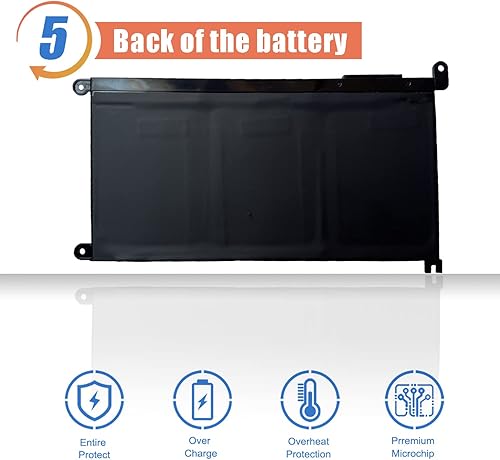 Miniatura 6 de ASODI 3HWPP - Batería para portátil de 68 Wh, compatible con Dell Latitude 5401 5410 5411 5501 5510 5511 Precision 3541 3551 Inspiron 17 7500 7506