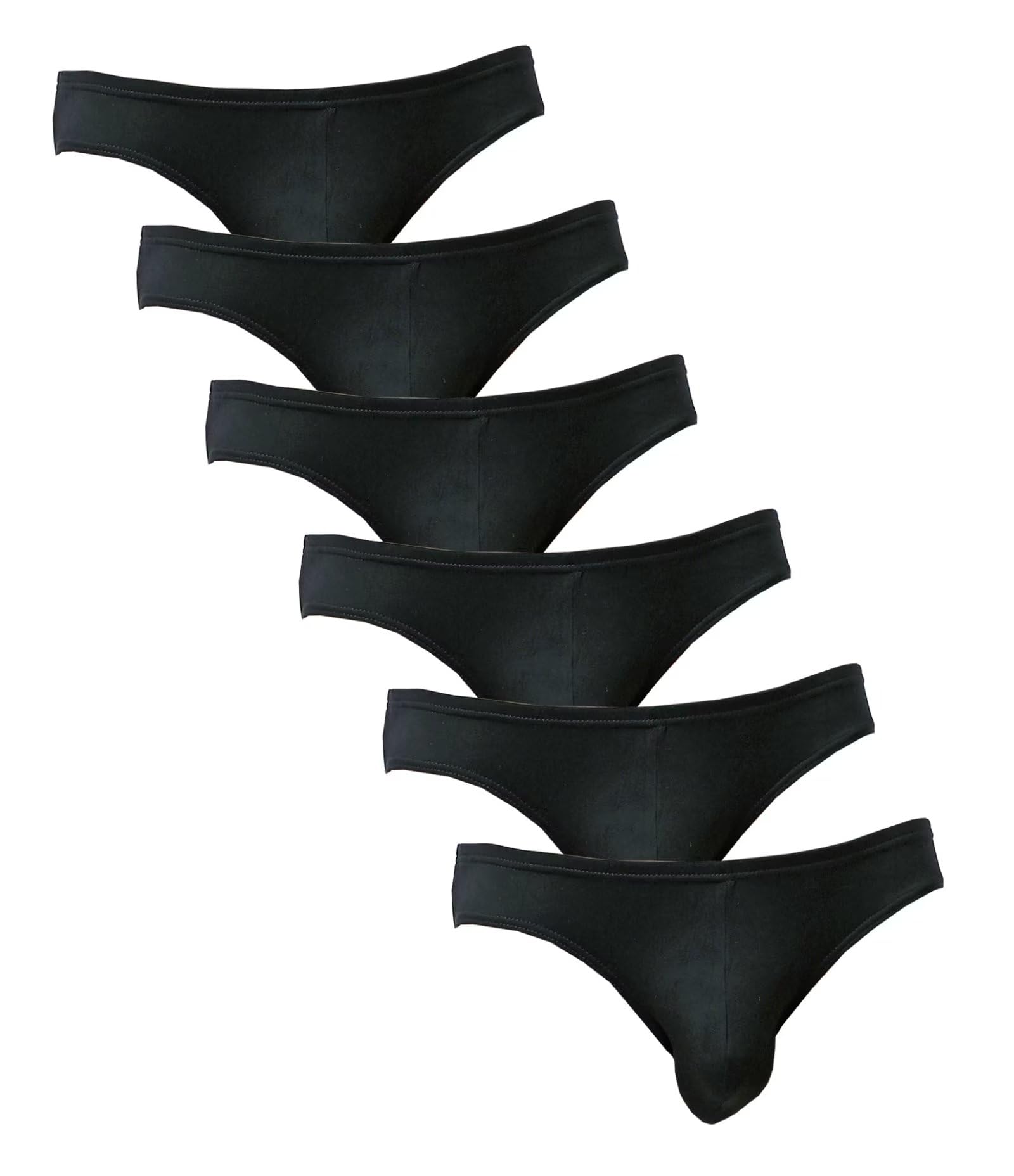 Mens Bikini Underwear Micro Fiber Modal Briefs Low Rise Pack-image-34