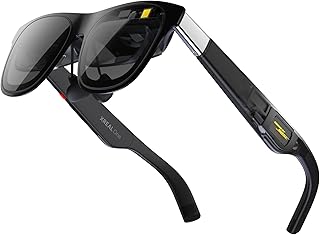 XREAL Lentes AR con chip X1, Native 3 DoF, pantalla HD de 147 pulgadas, 50°FOV 120Hz, audio de renombre, 3 lentes ajustables de transparencia, lentes inteligentes para iPhone 16/15, Steam Deck, ROG,