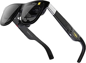 XREAL One AR Glasses with X1 Chip, Native 3 DoF, 147" 50°FOV 120Hz HD Display, Renowned Audio, 3 Adjustable Lens Transparency, Smart Glasses for iPhone 16/15, Steam Deck, ROG, Mac, PC, Android & iOS