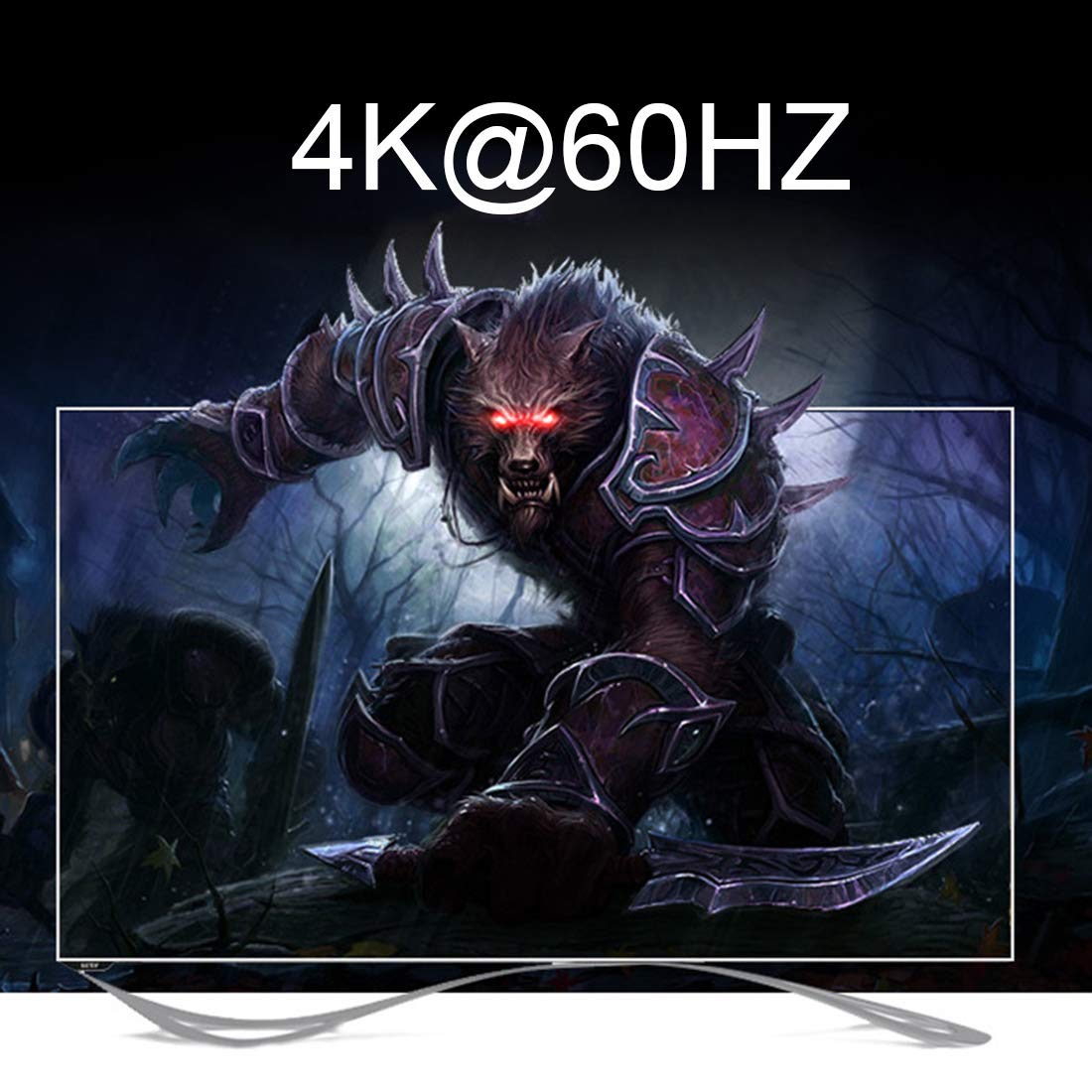 2.0 HDMI Matrix 4x4 4K @ 60Hz RGB/YUV 4：4：4 Switch Splitter 4 Ingressi 4 Uscita tramite RS232 o telecomando IR