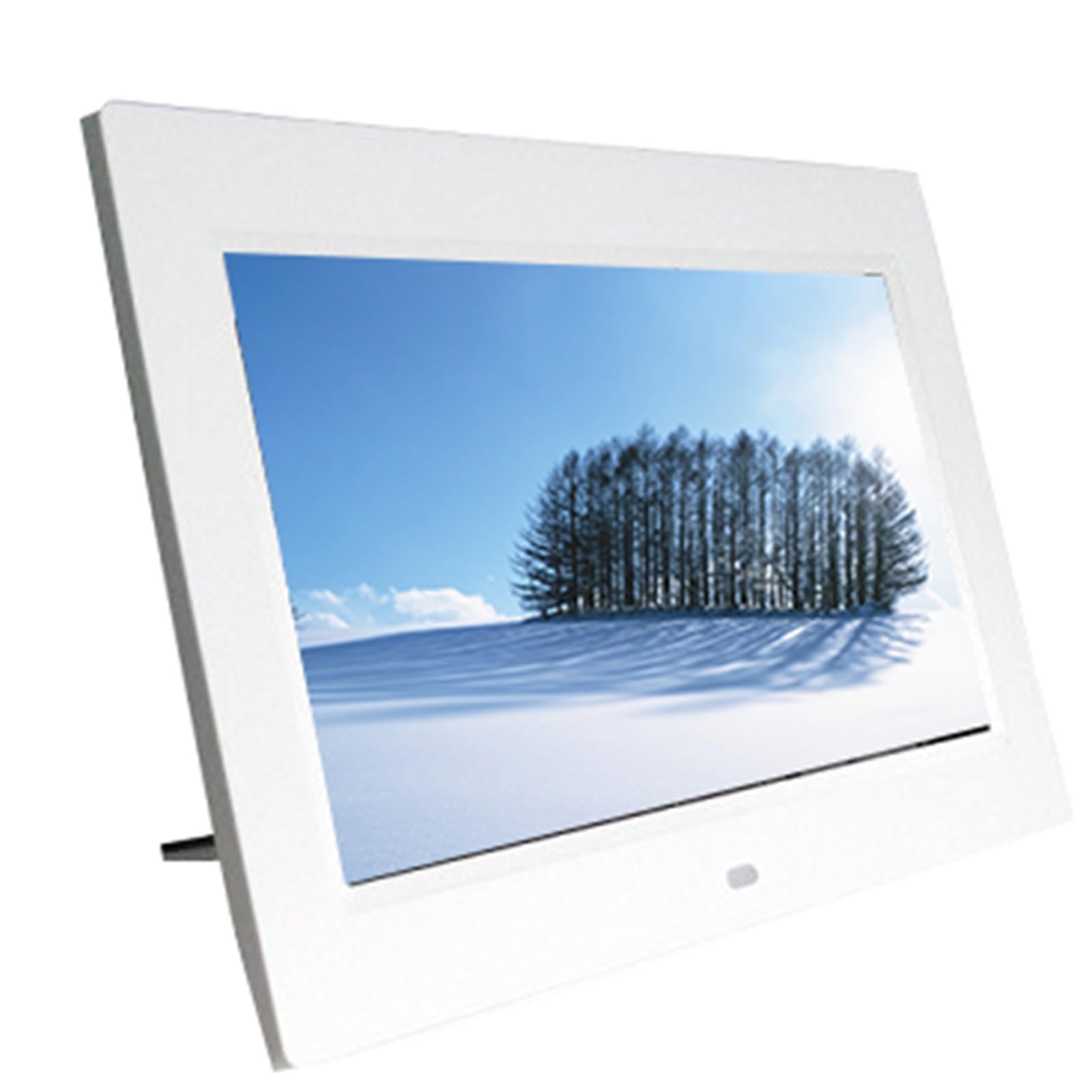 Marco digital de 9 pulgadas para decorar tu pared con recuerdos familiares en negro