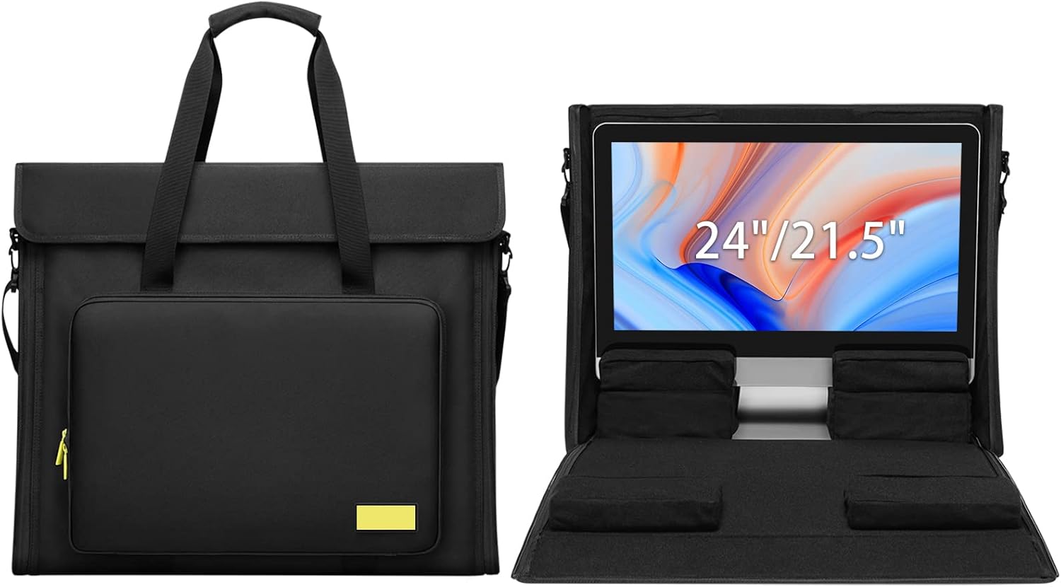 Carry Tote Bag for iMac 21.5"-27" Desktop Computer, Nylon 21.5/27 Inch Travel Storage Bag 21.5 / 24 inch