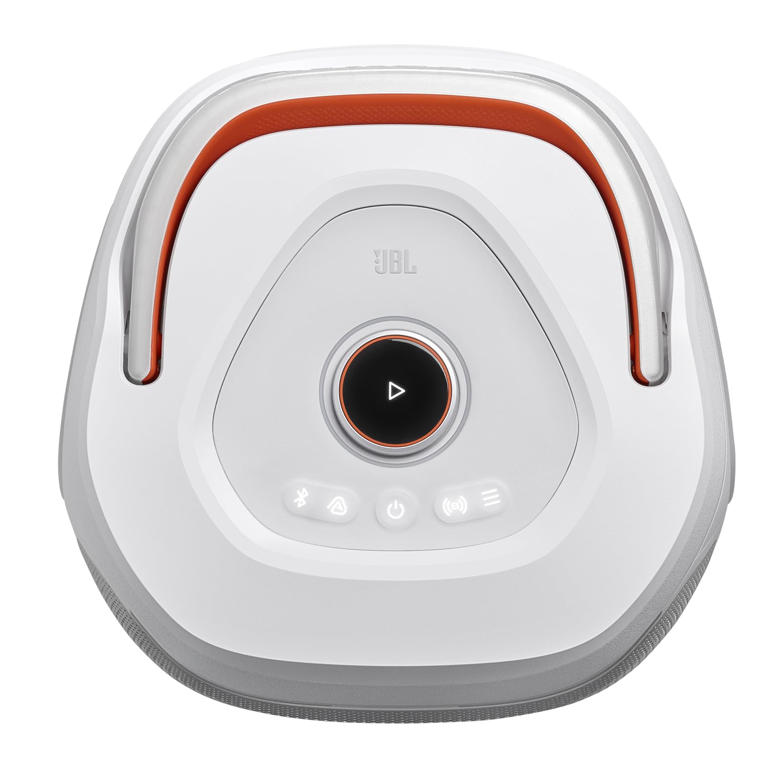 JBL PartyBox 130, Przenośny Głośnik Imprezowy, Biały | Potężnym JBL Sound, Głośnik Bluetooth z Dynamicznym Pokazem świateł, Głęboki Bas, IPX4 Odporny na Zachlapania, do 15 Godzin