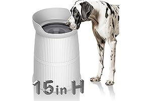 Elevated Dog Water Bowl Dispenser for Large Medium Dog Pets