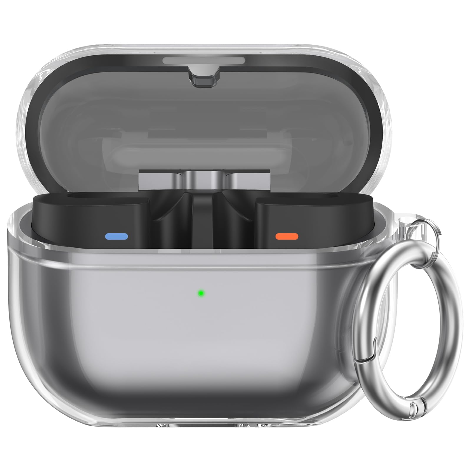 AhaStyle Clear Case for Samsung Galaxy Buds3 Pro and Galaxy Buds 3 (2024) [Anti-Yellowing] Soft TPU Protective Covers Skin Compatible with Samsung Galaxy Buds3 Series Support Wireless Charging (Clear)