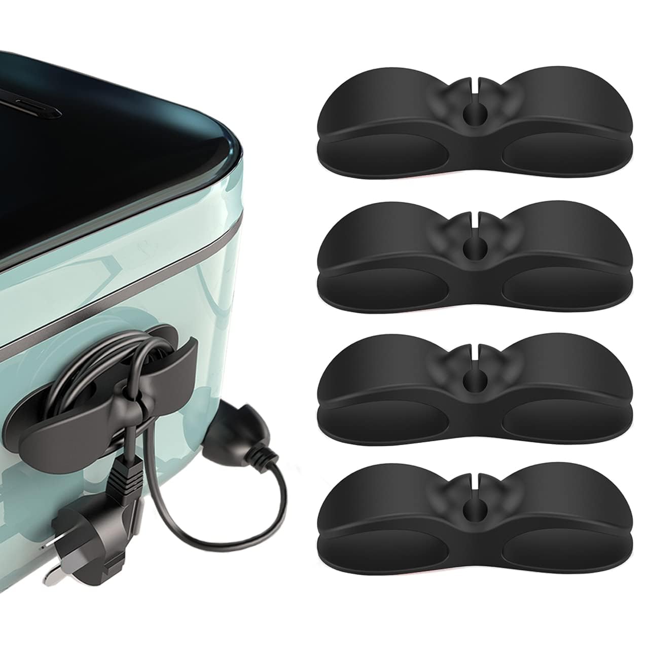 MSA Cable Cord Organizer Kitchen Cord Winder Cord Holder Cord Organizer for Appliances,Kitchen Appliances Cord Winder Cord Wrapper for Cable Winder,Cord Holder Cord Organizer for Appliances