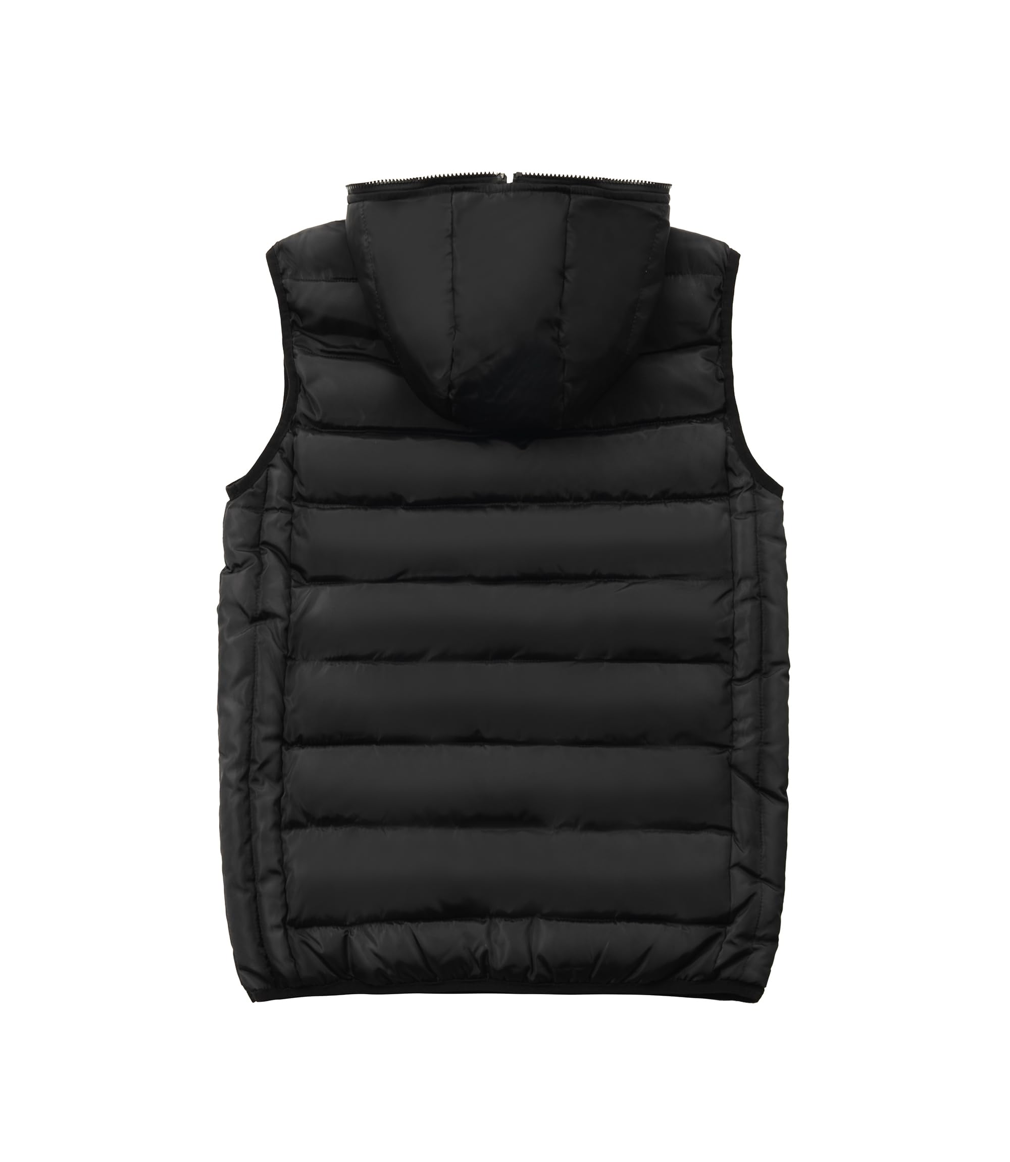 Enfant Gilet à Capuche Hiver Garçon Fille Veste sans Manche Gilet Matelassé