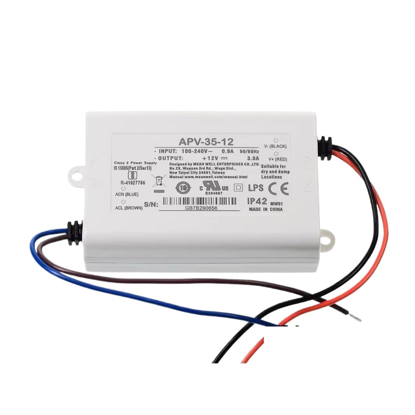 LEOTNNDQ APV-35-24 APV-35 35W Single Output Switching Power Supply 24V 1.5A