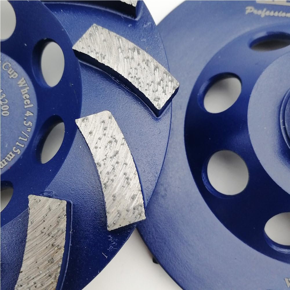 Muela de copa turbo segmentada con diamante para hormigón y piedra dura, conexión 5-11, 115 mm, 4,5 in, 1 pieza,115 mm, 4,5 in, 1 pieza,1