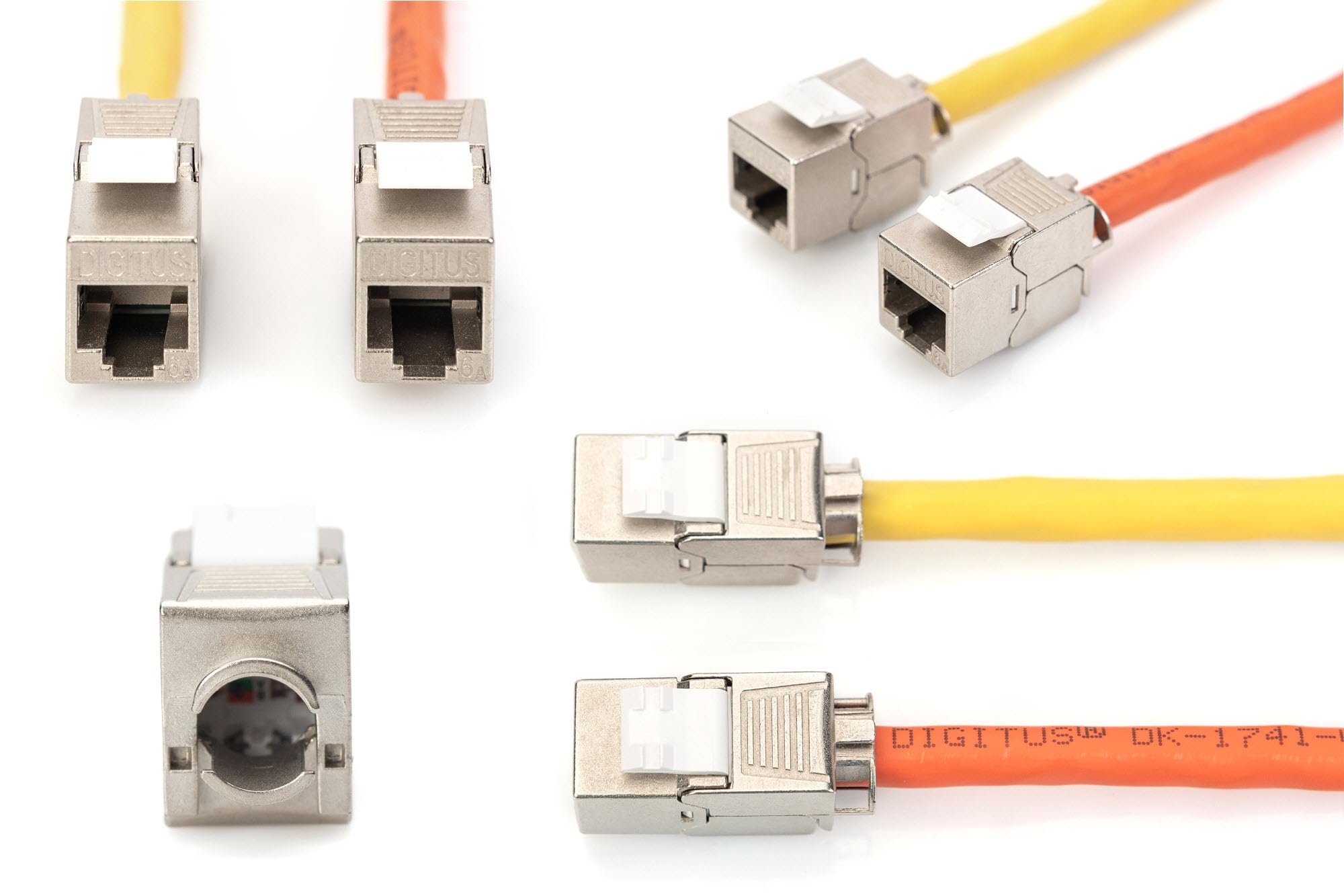 DIGITUS Keystone Module Silver Silver 24 - Pack