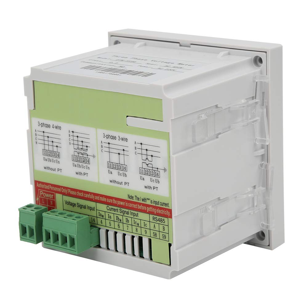 3 Phase Voltmeter AC 450V DTM-AV96 Digital Voltmeter 1999 LED Display Panel Programmable Voltage Current Frequency Tester 3 Phase Voltmeter AC 450V DTM-AV96 Digital Voltmeter 1999 LED Display Panel Programmable Voltage Current Frequency Tester