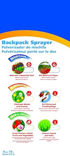Miniatura 4 de Solo 475-B. Mochila pulverizadora con bomba de diafragma profesional, de 4 galones.