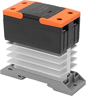 Relé de Estado Sólido DA, Módulo de relé de Estado Sólido Entrada DC 3-32V para Saída AC 24-480V Relé de Estado Sólido Com Dissipador de Calor, Relés de Estado Sólido