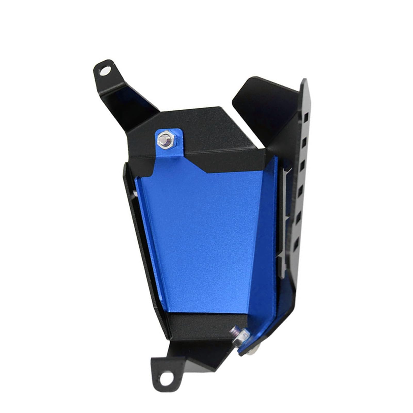 Couvercle de Protection de Réservoir Liquide Refroidissement MT07 FZ07 pour MT-07 FZ-07 2014-2019, Montage Performant en Aluminium CNC, 1 Pièce pour Ventilateurs Moto (Bleu)