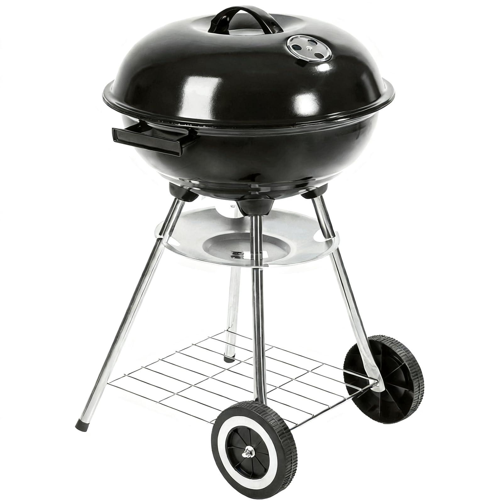 Barbecue a carbone, griglia portatile, barbecue rotondo per
