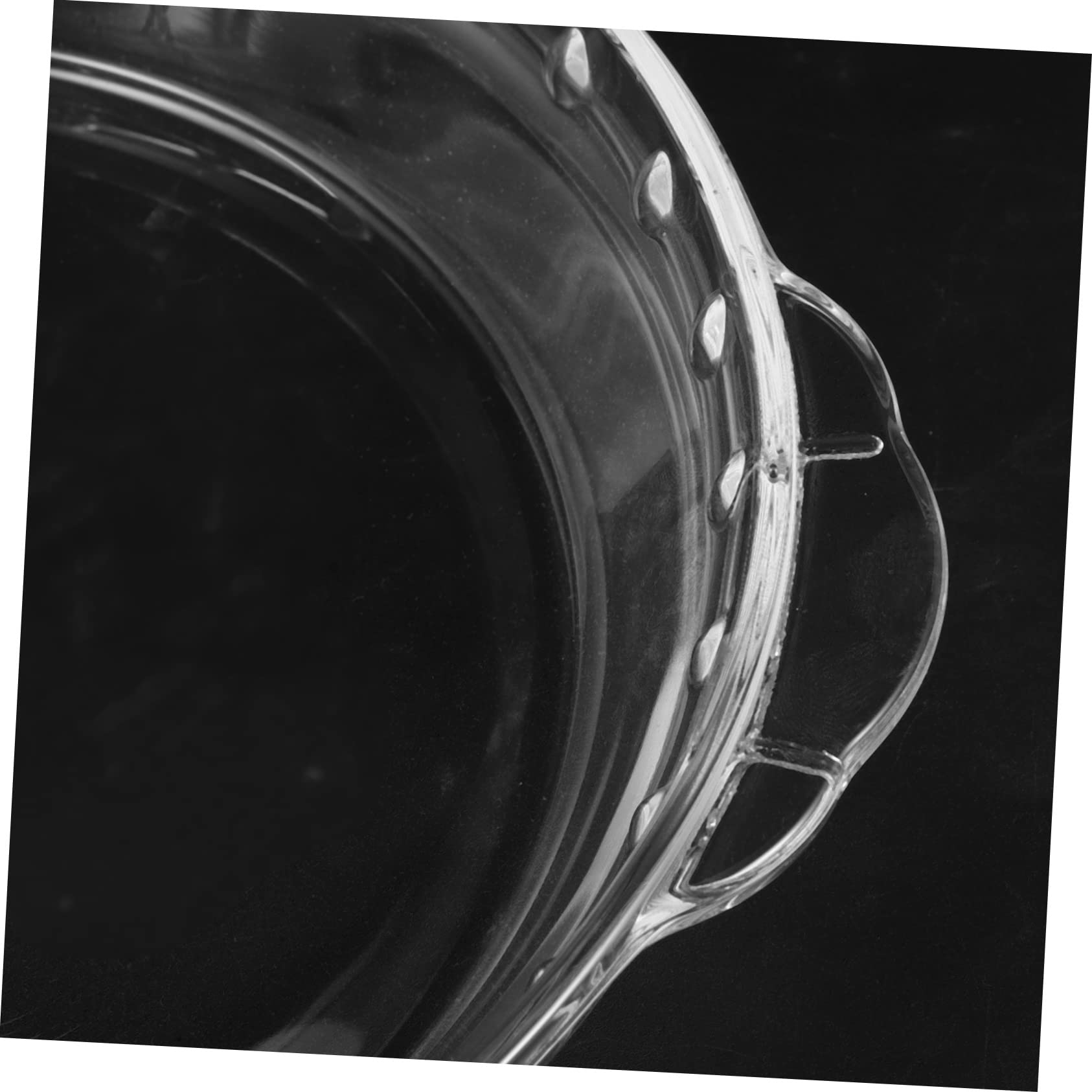 Fuente para Hornear de Vidrio Transparente Doble Asa 9 Pulgadas