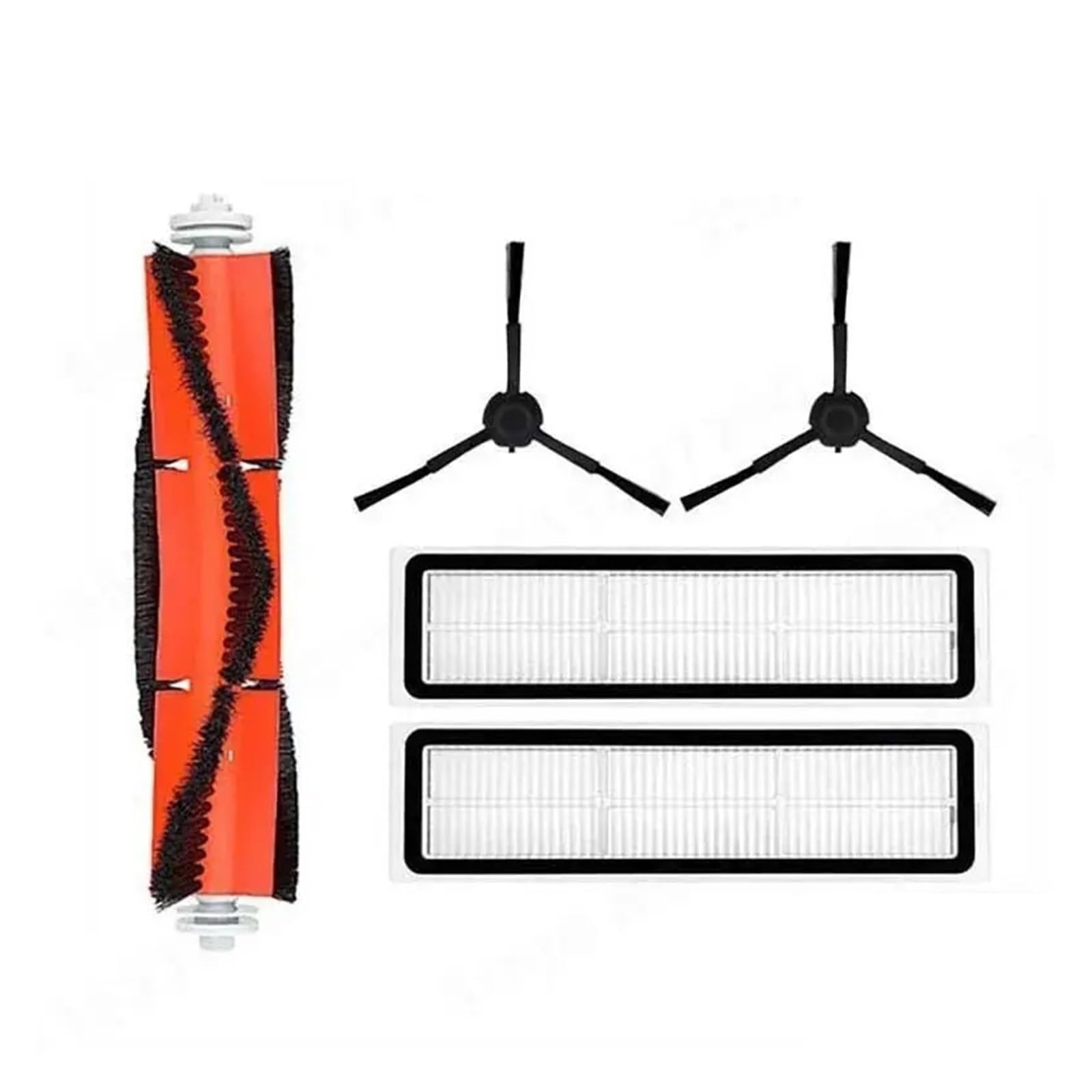 MRYAVYNZB Compatible For Xiaomi, Compatible For Dreame， D9 Bot L10 Pro Spare Parts Side Main Brush Filter Mop Cloth Robot Vacuum Cleaner Accessories Set For Home(Black L+R)