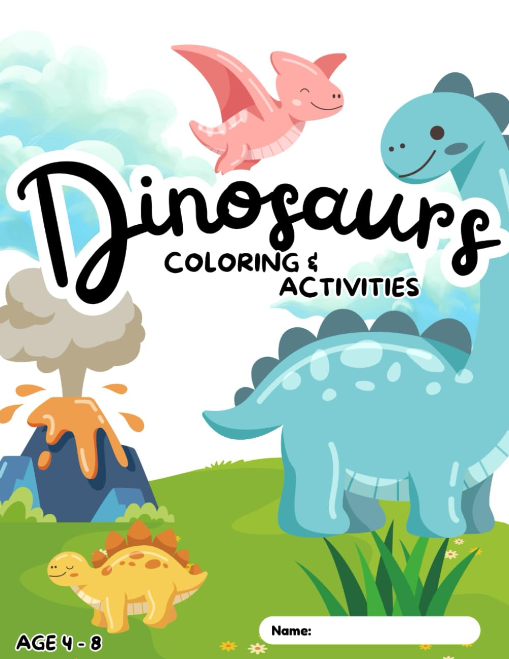 Dinosaur Colour and activity book