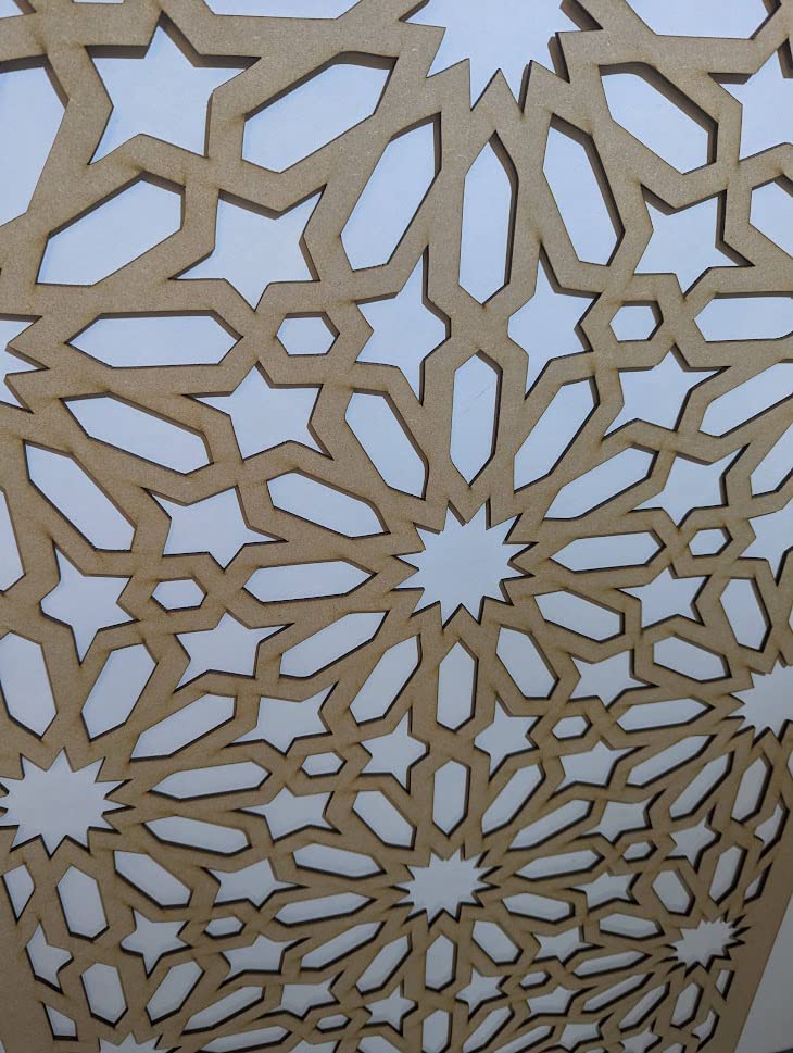 Grille murale décorative pour radiateur - Panneau MDF de 6 mm d'épaisseur (1200 x 610 mm) - Motif M56 Grille murale décorative pour radiateur - Panneau MDF de 6 mm d'épaisseur (1200 x 610 mm) - Motif M56