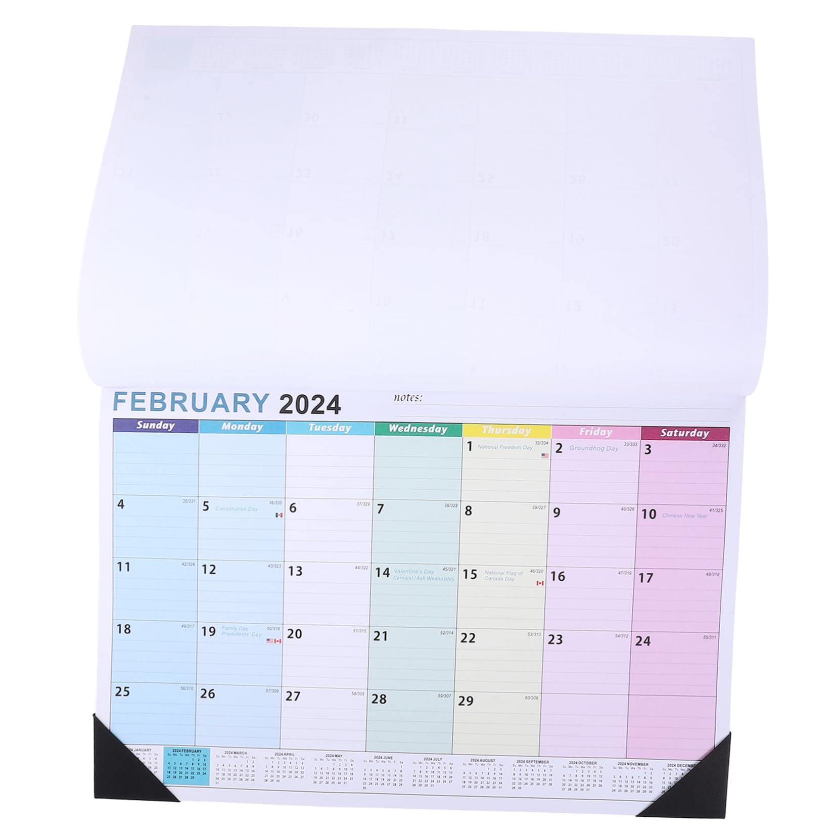 VILLCASE 4stücke Dekorativer Wandkalender Dickem Papier Für Planung Und Organisation Monatskalender Für Zuhause Und Büro Und Design Für Tägliche Nutzung