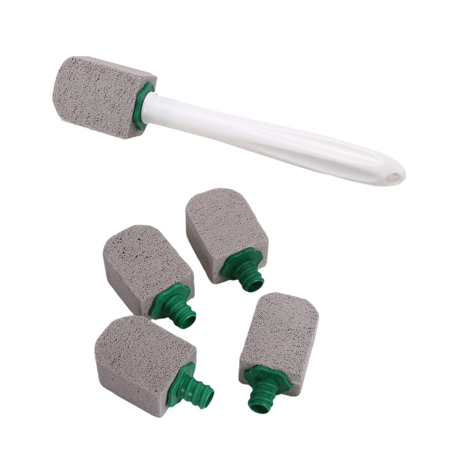 Lerpwige Mineral Cleaner Toilet Brush Featuring Comfortable Hold Long Handle Pumice Texture For Hard Water Marks Hard Water Stain Remover