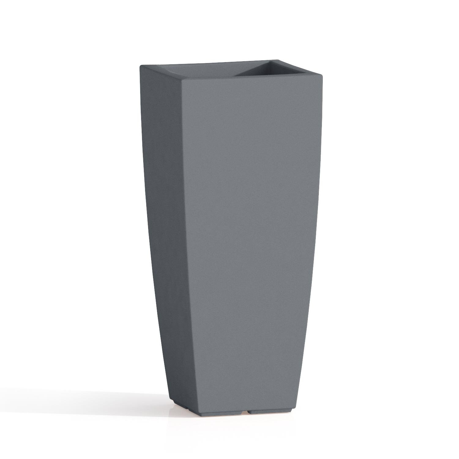 Tekcnoplast STILO SQUARE GRIGIO - cm 33 x 33 - H 70 cm.