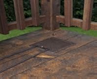 Outdoor Weatherproof Deck Outlet Box Kit, 15A GFI Power (White)