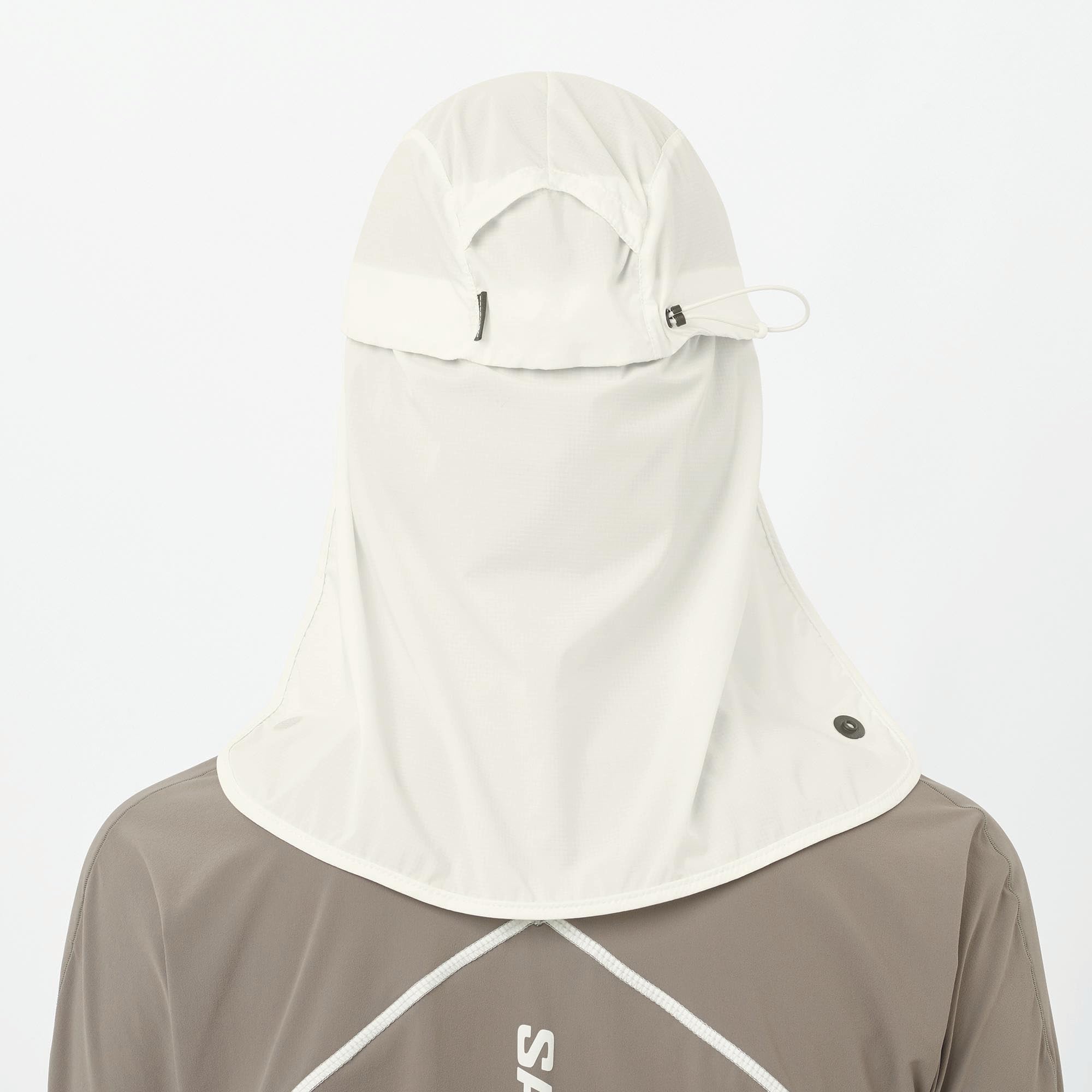 Salomon Sahara Gorra Running, Transpirable y Plegable, Detalles Reflectantes, protección Solar, Cobertura Total Ligera