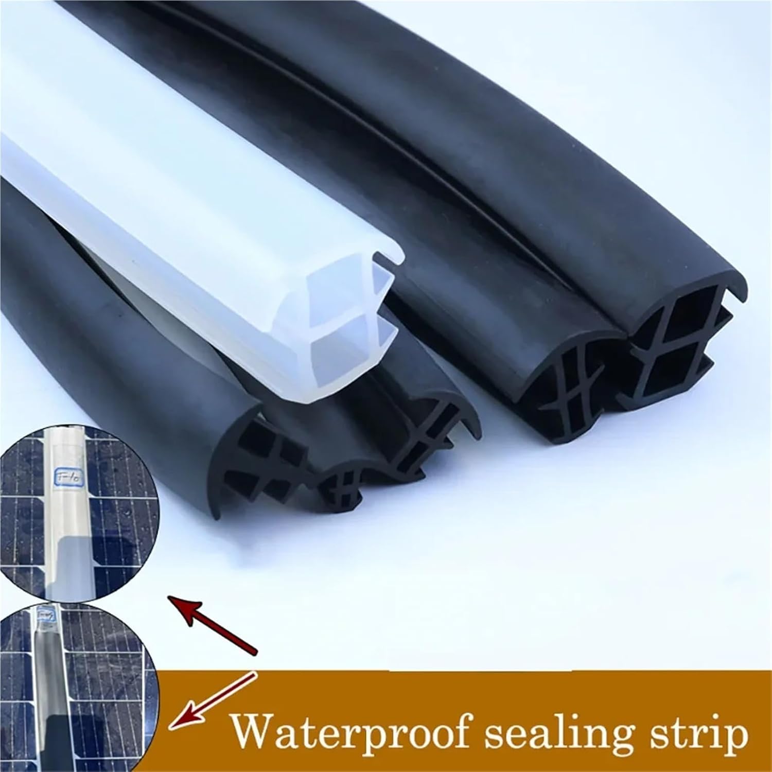 太陽光発電ブラケット用Tストリップ 金属ケーブル EPDMゴム サンルームシーリングストリップ 電気ボックス 電気キャビネット 隙間