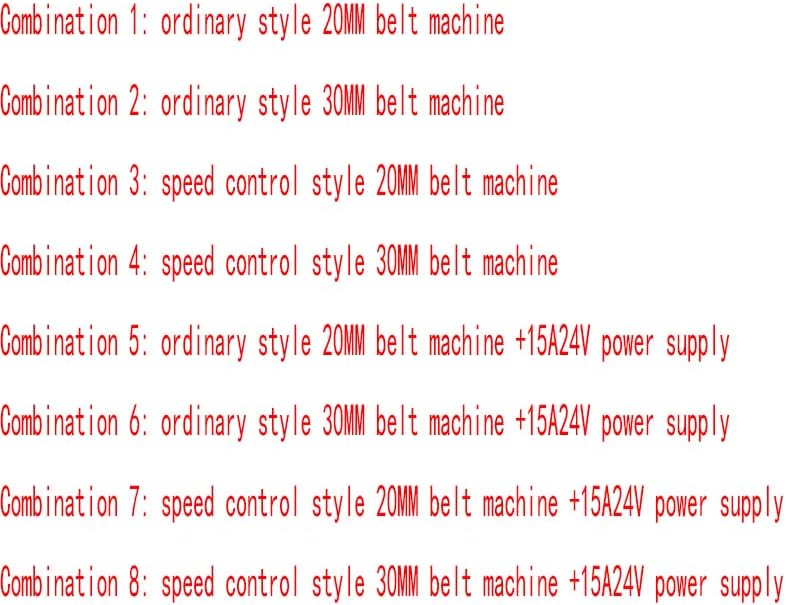 Davitu DC Motor - Small mini polishing machine, micro belt machine, electric knife grinding machine DIY sanding machine - (Speed(RPM): combination 3)