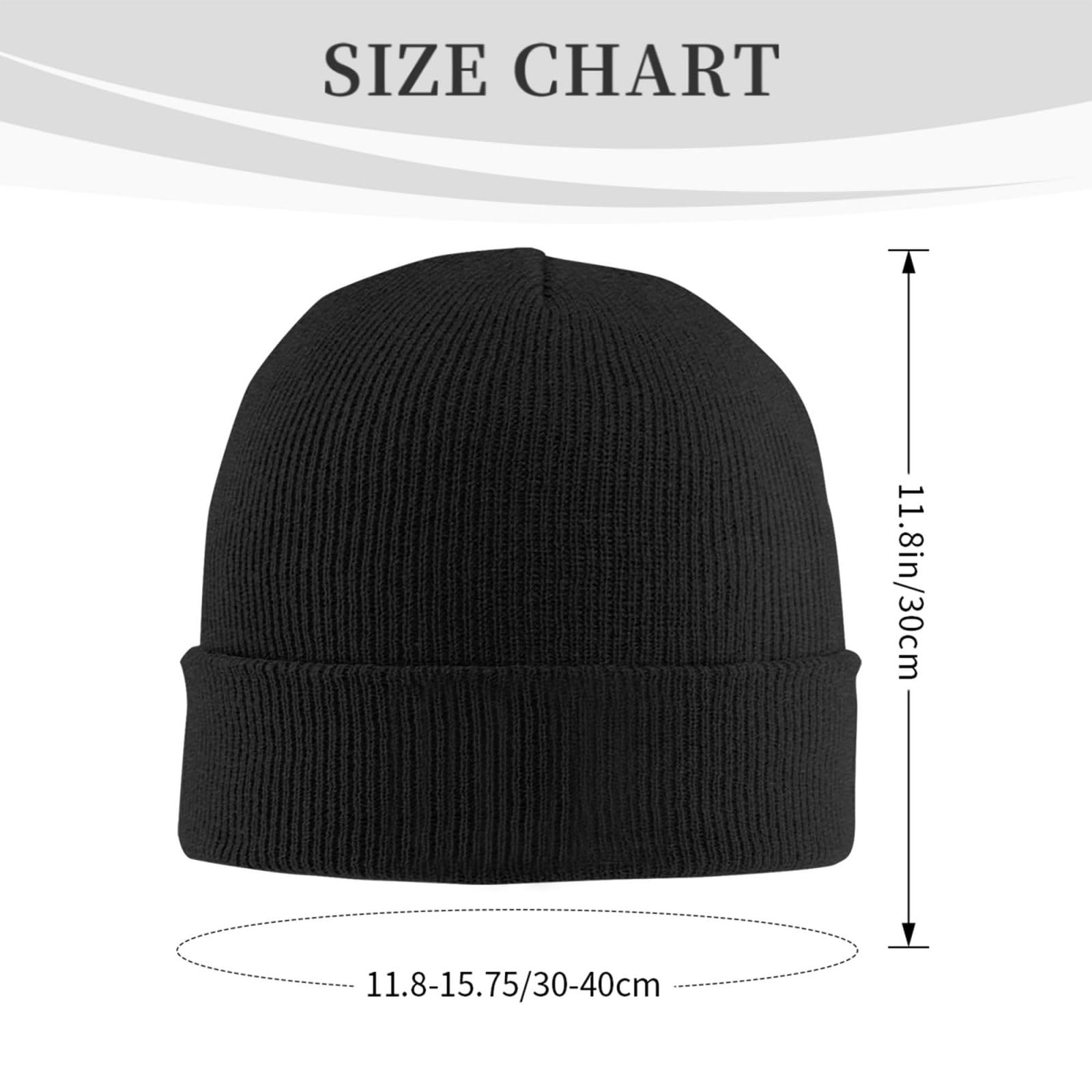 Custom Personalized Beanie Personalized Winter Knitted Hat/Add Text, Logo, Images to Design Your own Custom Knitted hat, Black