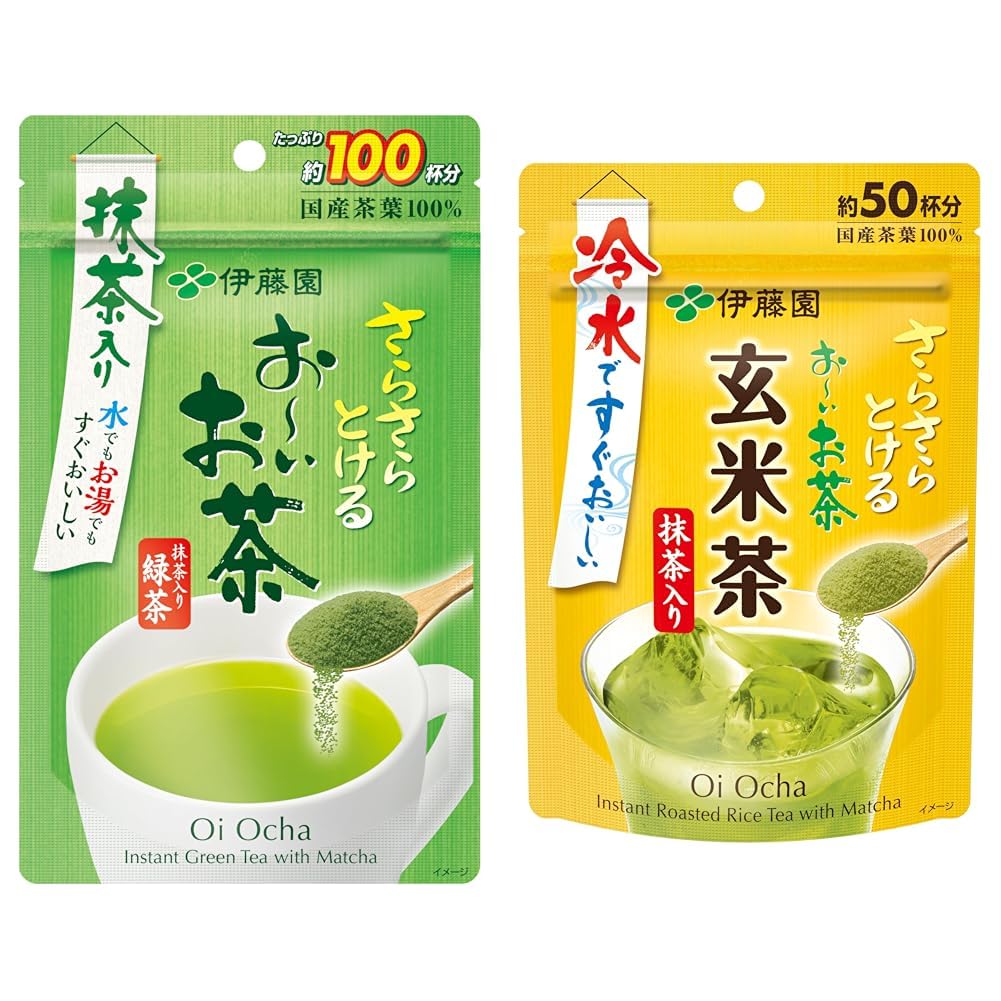 Amazon.co.jp: 【セット買い】伊藤園 おーいお茶 抹茶入り緑茶 粉末