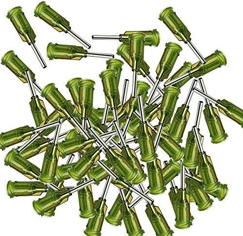 Industrial Blunt Tip Dispensing Needles with Luer Lock 14 Ga x 1/2'' - 100 PCS
