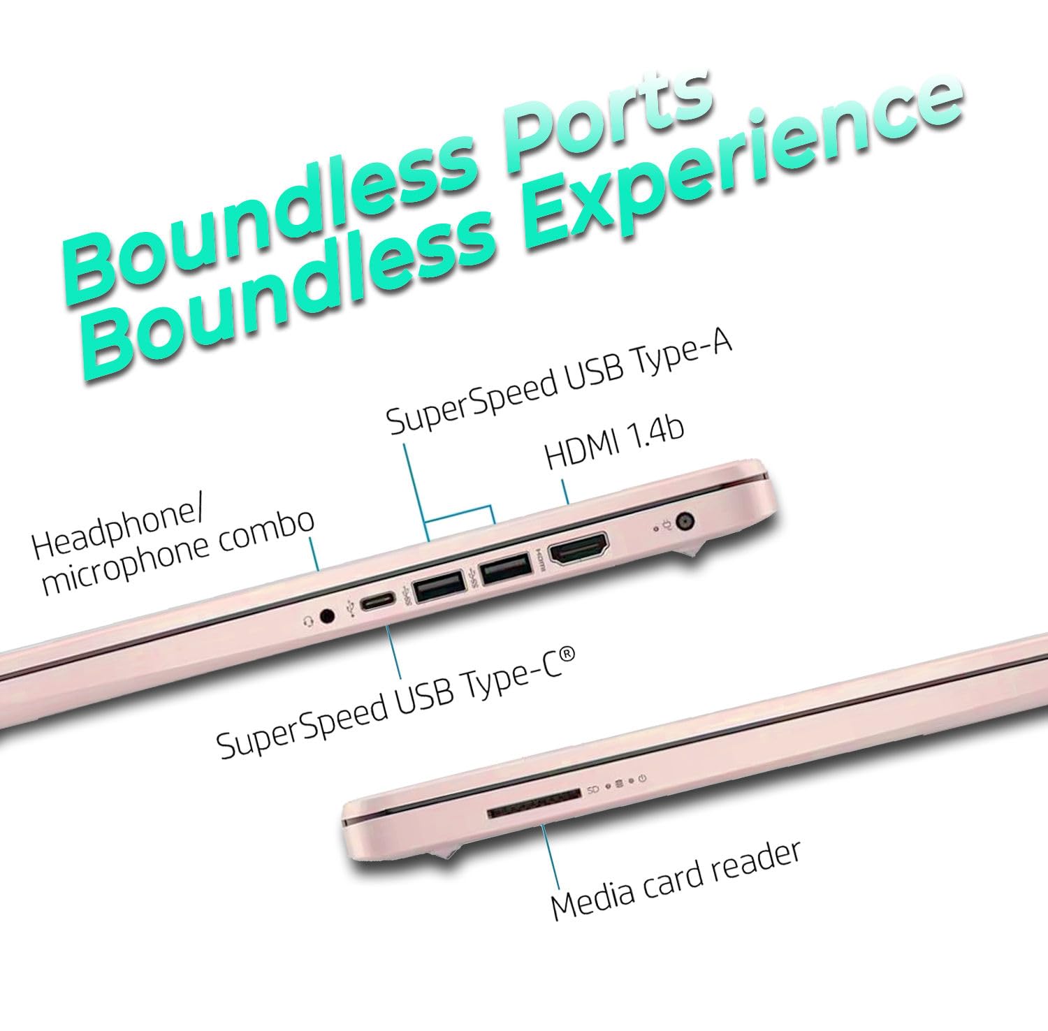 HP Essential Laptop with Office 365 - Copilot AI - Intel Core | Thin & Portable, Anti-Glare Display, 1TB OneDrive + 128GB SSD, Win11, 12hrs Battery, Fast, Smart, Home & Student Friendly