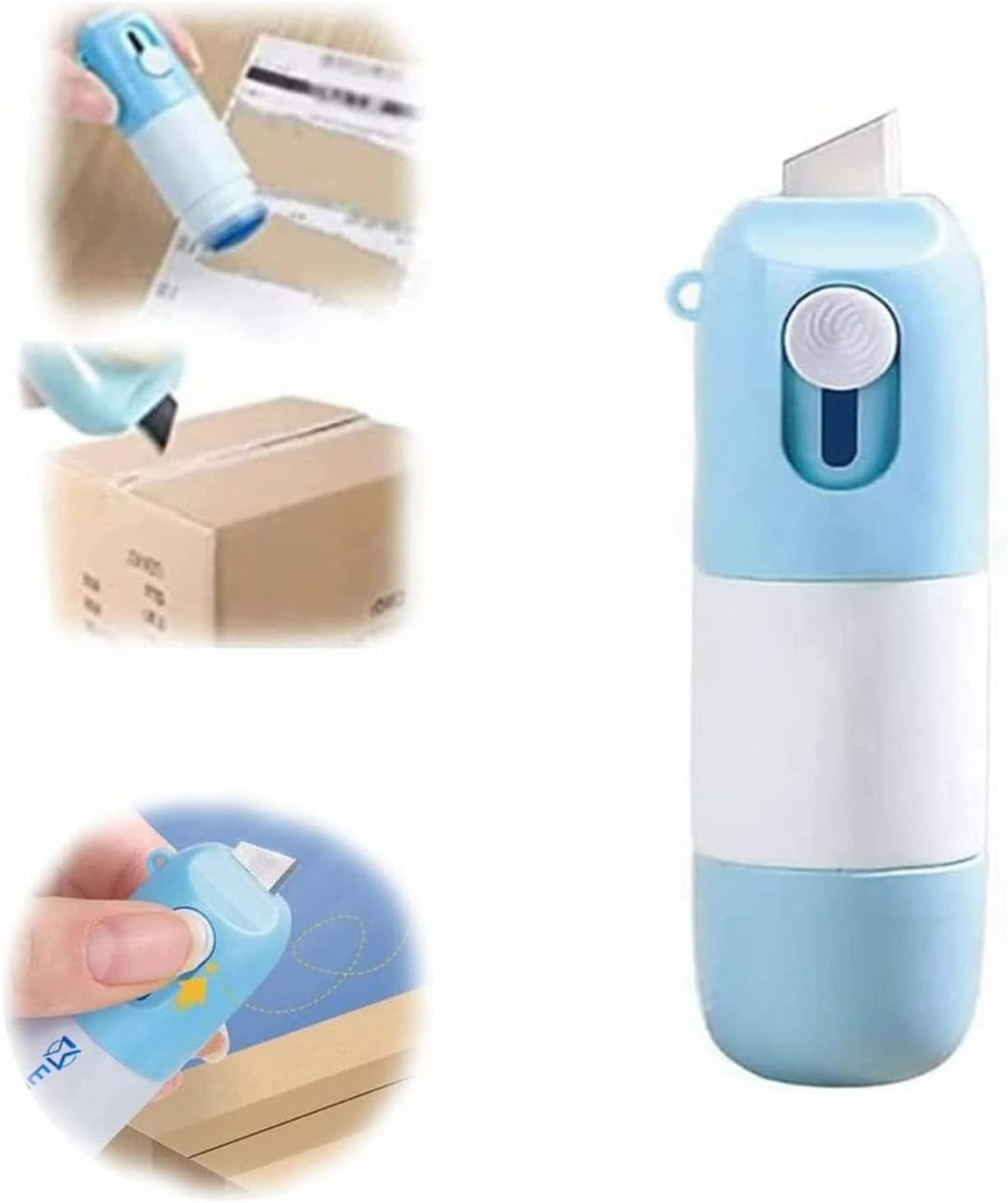 Yanobia 1/3/5Pcs Thermal Paper Correction Fluid with Unboxing Knife, Data Protection Fluid, Portable Information Anti-Leakage Protection Correction Fluid, for Package Labels, Bills (1Pcs)